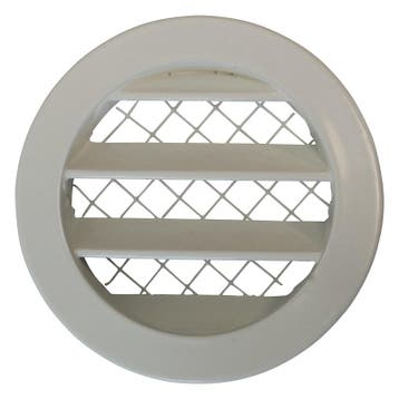Rond buitenluchtrooster aluminium Ø 80mm, Verzenden, Nieuw