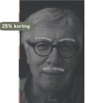 Ik moest hier toevallig zijn 9789089242433 Paul Jacobs, Verzenden, Gelezen, Paul Jacobs