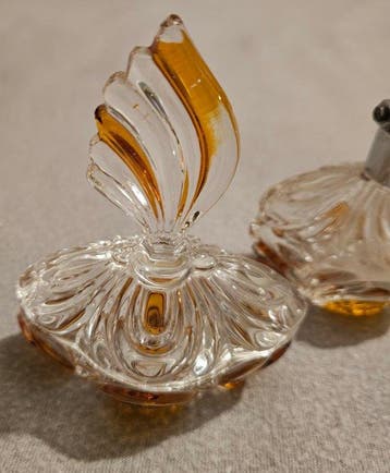 Vase à parfum (3) - Cristal - Verrerie ancienne