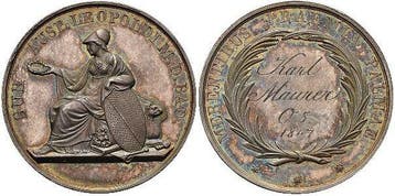 Fuer die Mittelstufe, Ar-schulpraemie o Jahr L Ka 1847 Ba..., Verzenden, België