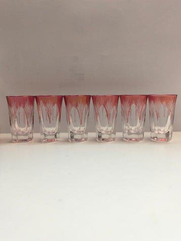 Service à liqueur (8) - Cristal, Verre - Décor Cristal, Antiquités & Art