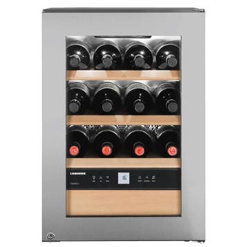 Wijnkoelkast | GRAND CRU | 12x 75cl | RVS | 1 Zone |, Verzenden, Nieuw in verpakking