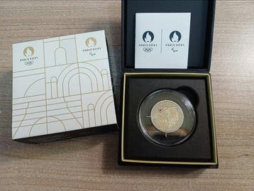 Frankrijk. 2 Euro 2024 La Tour Eiffel Danse Proof (Zonder