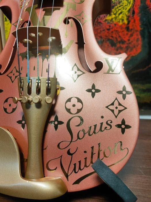 fp pop art - Louis Vuitton Violon et Capsule 4/4 60 cm, Antiquités & Art, Art | Objets design