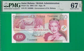 Sint-Helena. - 10 Pounds - 2004 - Pick 12a (Zonder