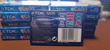 TDK - SA90 Lege audiocassette, Audio, Tv en Foto, Nieuw
