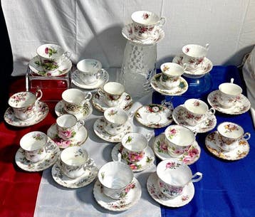 Royal Albert - Koffie- en theeservies (19) - Been, Porselein