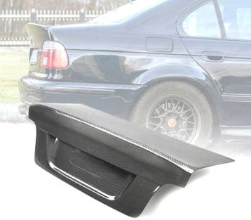 PORTE DE COFFRE ARRIÈRE BMW E39 CARBONE LOOK CSL, Verzenden