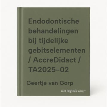 Endodontische behandelingen bij tijdelijke gebitselementen /, Livres, Science, Verzenden, Geertje van Gorp