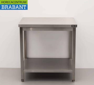 HCB RVS Werktafel Tafel Premium-line 80 x 60 x 85 cm Horeca, Ophalen of Verzenden
