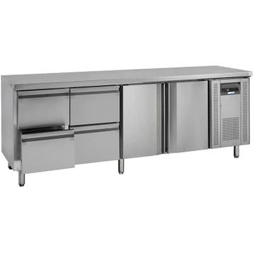 Koelwerkbank | COOL-LINE | 553L | 2 Deuren + 4 Laden (1/1, Verzenden, Nieuw in verpakking