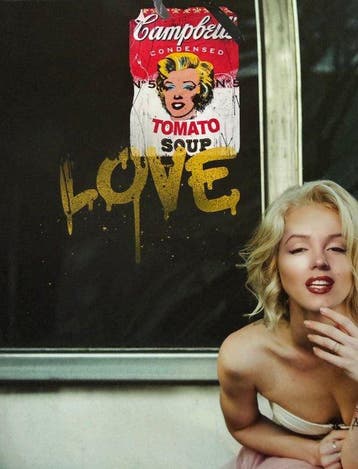 Dikhotomy - “New Marilyn”. - 45 x 34 cm., Antiquités & Art