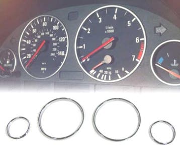 CONTOURS COMPTEURS TABLEAU DE BORD BMW X5 E53 99-07 E39 95-0, Verzenden