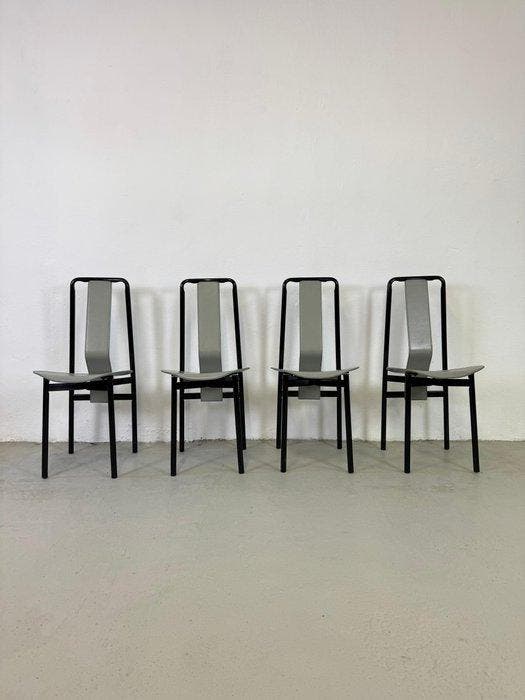 Zanotta - Achille Castiglioni - Fauteuil (4) - Irma - Staal,, Antiek en Kunst, Antiek | Meubels | Stoelen en Sofa's