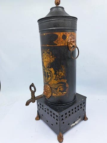 Koffiepot - Kraantjeskan - Metaal - Tole Waterurn