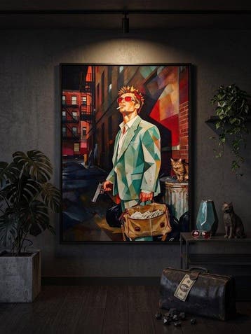 daveY - Tyler Durden Geometric – Fight Club: Soap & Chaos, Nieuw