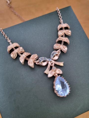 Sans prix de réserve - Collier - 9 carats Argent, Or rose, Nieuw