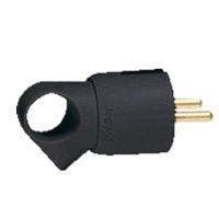 Legrand Plug Right Angle With Pull Ring Black - 050328 [25, Verzenden, Nieuw