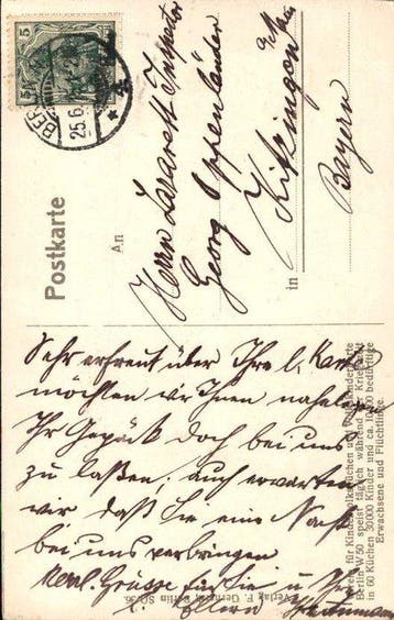 Fantasie, Familie - Gezin - Moeder - Kind - Ansichtkaart, Gelopen