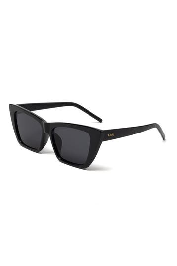KIMU® Vierkant Cat Eye Zwart Montuur Zwarte Glazen Kat Tijge, Ophalen of Verzenden