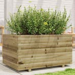 vidaXL Plantenbak 90x60x49,5 cm geïmpregneerd grenenhout, Verzenden, Nieuw
