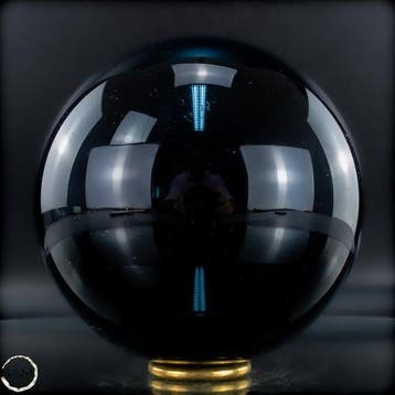 Natuurlijke zwarte obsidiaan Kugel, Mexico- 2682.15 g