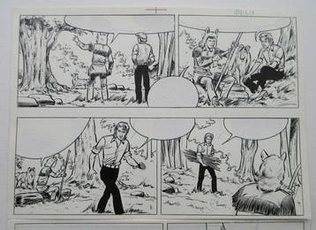 studio Vandersteen - 1 Original page - Bessy, Nieuw