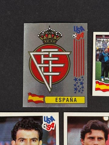 1994 Panini USA 94 World Cup, Espana: complete team #187/205, Nieuw