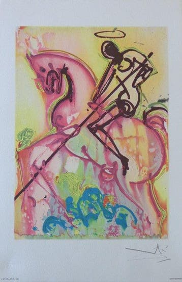 Salvador Dali (1904-1989) - Saint-Georges, Antiquités & Art