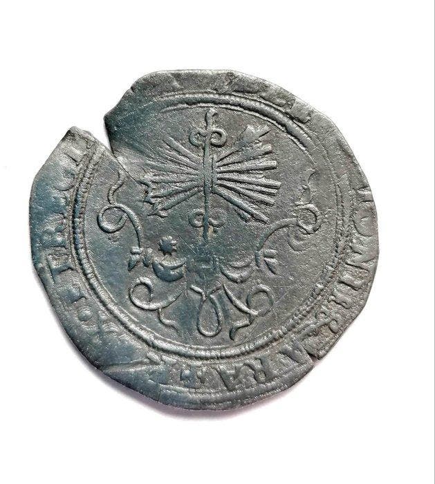 Spanje. Reyes Católicos. 4 Reales 1556-1560 Seville, Postzegels en Munten, Munten | Europa | Niet-Euromunten