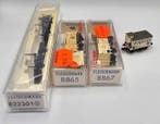 Fleischmann, Minitrix N - 822301K, 8865, 8867, 15956K -, Nieuw