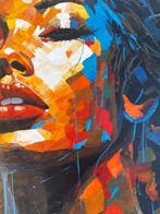 Tran Thi Thu Hien (1973) - Mami Wata, Antiquités & Art, Art | Peinture | Moderne