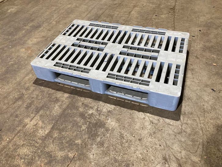 Kunststof paletten H1 grijze hygiëne plastic pallet gebruikt, Zakelijke goederen, Stock en Retail | Verpakking en Verzending