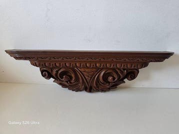 Wandtafel - Eik - decoratieve console uit hout met