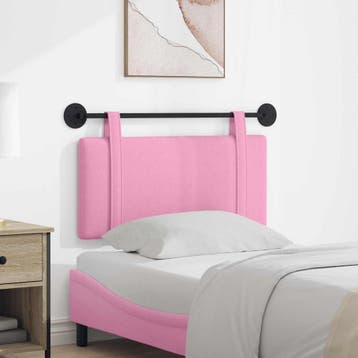 vidaXL Hangend hoofdbord Roze Stof, Huis en Inrichting, Slaapkamer | Bedden, Verzenden, Nieuw