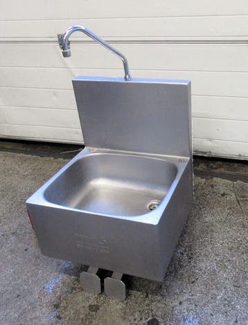 Wasbak met kniebediening B43,5 x D42,5 x H50cm, Nieuw in verpakking