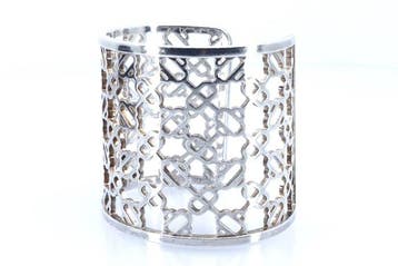 Hermès - Armband Ankerketting Brug Manchet LG - Zilver, Bijoux, Sacs & Beauté, Bracelets