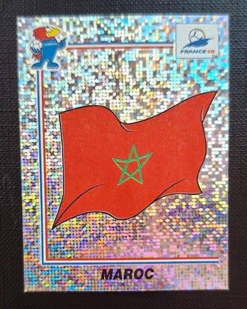 1998 Panini WC France 98 Foil - 12 Sticker - Excellent (EX), Nieuw