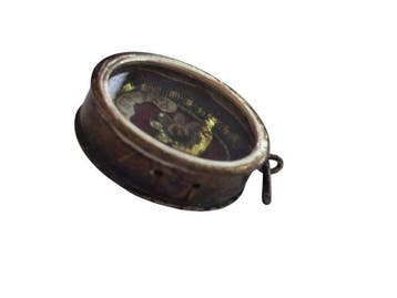 Reliekhouder - Hout, Glas, Textiel - 1850-1900 - Ex velo -
