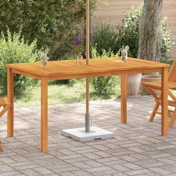 vidaXL Tuintafel 150x90x74 cm massief acaciahout, Verzenden, Nieuw