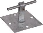 Dehn Quick Roof Conductor Holder With Fixing Plate - 202060, Verzenden