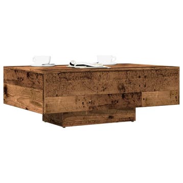 vidaXL Salontafel 85x55x31 cm bewerkt hout oud houtkleurig, Huis en Inrichting, Verzenden, Nieuw