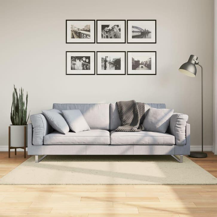 vidaXL Vloerkleed HUARTE laagpolig zacht wasbaar 120x170 cm, Maison & Meubles, Ameublement | Tapis & Moquettes, Envoi