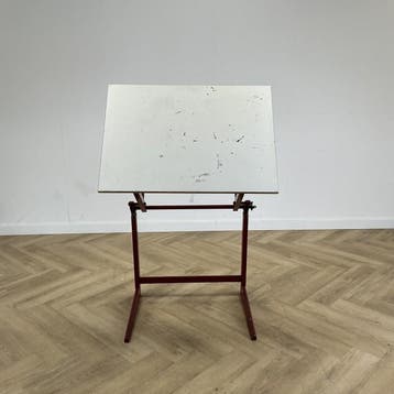 ergonomische / school-tekentafel, zit/ sta werkplek (bxd), Gebruikt