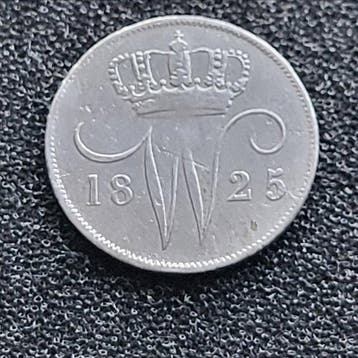 Nederland. Willem I. 10 Cents 1825 Brussels (Zonder, Timbres & Monnaies, Monnaies | Pays-Bas