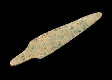 Bronstijd Brons Dagger Blade - 179 mm (Zonder minimumprijs)