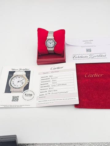 Cartier - Santos Octagon - 2965 - Unisex - 1990-1999, Nieuw