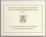 2 € commémorative Vatican 2 Euro 2017 Martyre De St Paul., Timbres & Monnaies, Monnaies | Europe | Monnaies euro, Verzenden