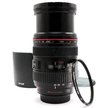 Canon EF 24-70mm f/2.8L USM + EW-83F type zonnekap #CANON, Audio, Tv en Foto, Nieuw