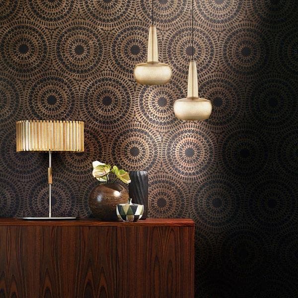 Hanglamp brushed brass | Umage Clava | lampenkap, Huis en Inrichting, Lampen | Lampenkappen, Ovaal, Nieuw, Verzenden